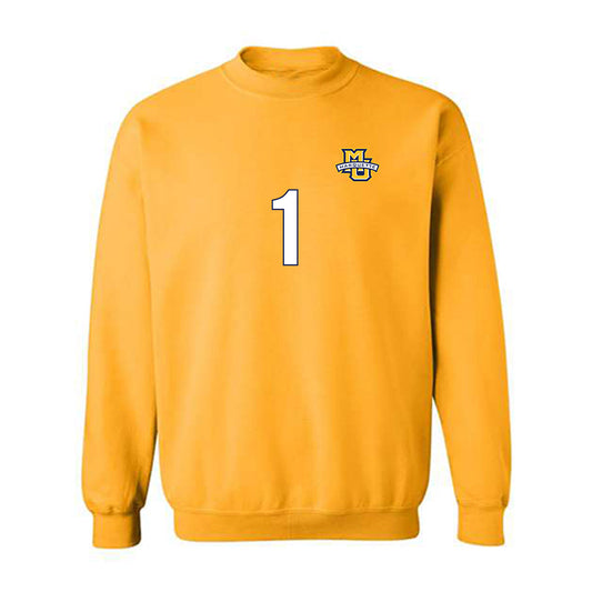 Marquette - NCAA Men's Soccer : Marten Brink - Replica Shersey Crewneck Sweatshirt