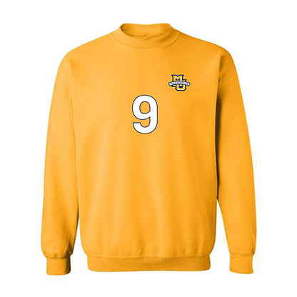 Marquette - NCAA Men's Soccer : Adam Mekrami - Replica Shersey Crewneck Sweatshirt-0