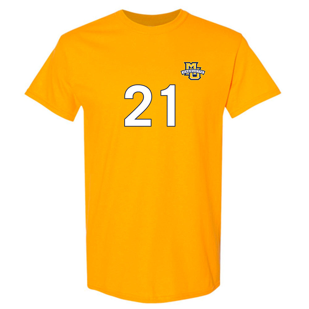 Marquette - NCAA Men's Soccer : Gabriel Rokov - Replica Shersey T-Shirt-0