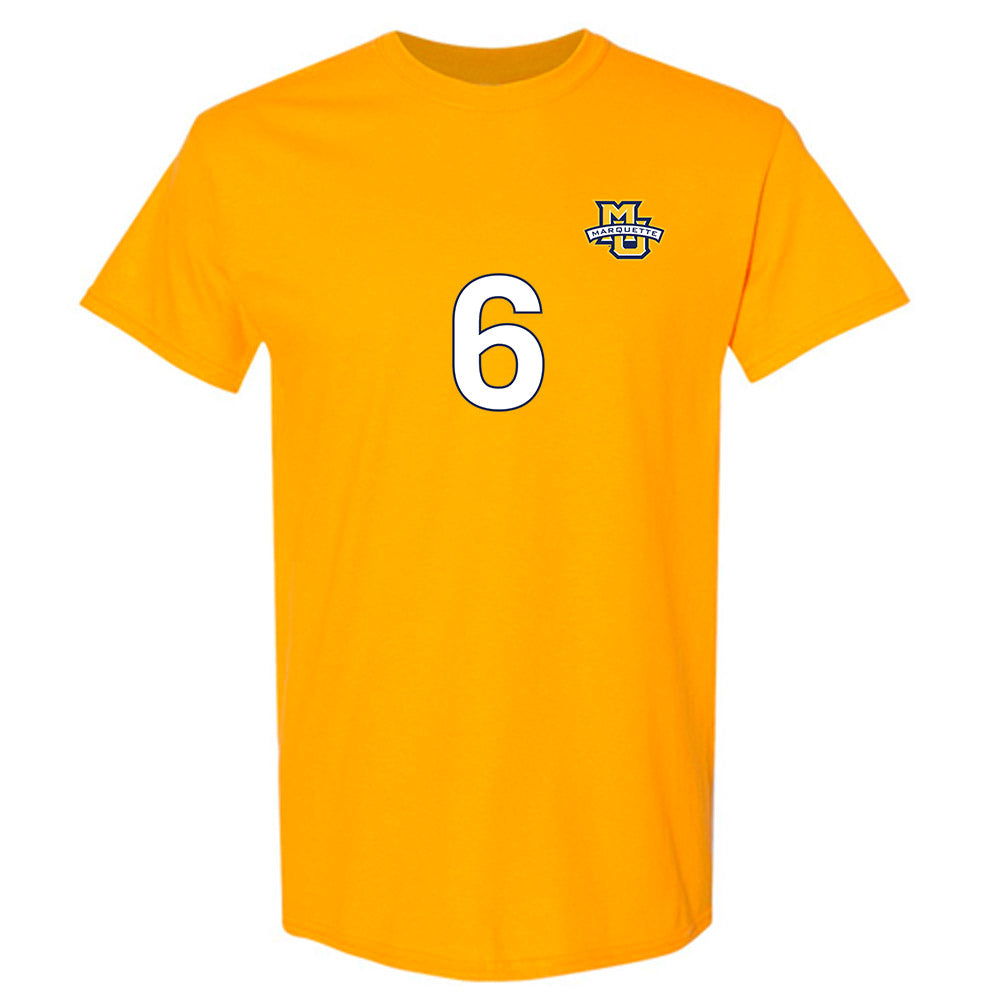 Marquette - NCAA Men's Soccer : Mateo Stoka - Replica Shersey T-Shirt-0