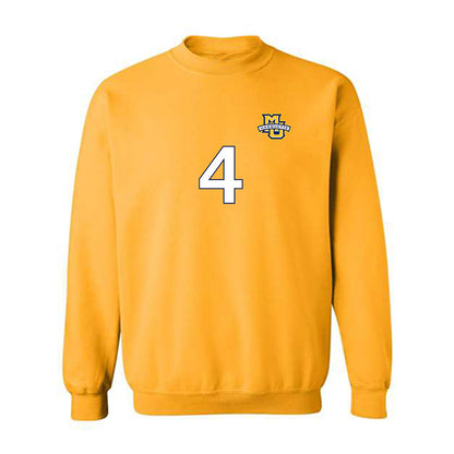 Marquette - NCAA Men's Soccer : Andreas Fotland - Replica Shersey Crewneck Sweatshirt-0