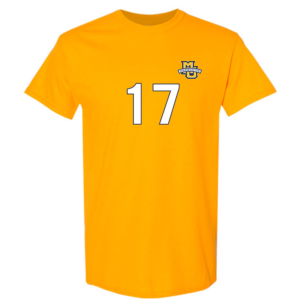 Marquette - NCAA Men's Soccer : Jonathan Monreal-Herrera - Replica Shersey T-Shirt-0