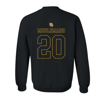 Marquette - NCAA Women's Basketball : Jordan Meulemans - Replica Shersey Crewneck Sweatshirt-1