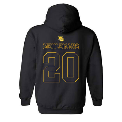Marquette - NCAA Women's Basketball : Jordan Meulemans - Replica Shersey Hooded Sweatshirt-1
