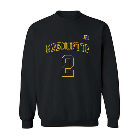 Marquette - NCAA Women's Basketball : Jaidynn Mason - Replica Shersey Crewneck Sweatshirt-0