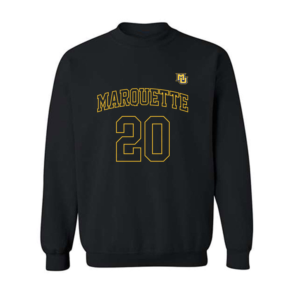 Marquette - NCAA Women's Basketball : Jordan Meulemans - Replica Shersey Crewneck Sweatshirt-0