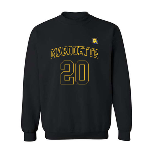 Marquette - NCAA Women's Basketball : Jordan Meulemans - Replica Shersey Crewneck Sweatshirt-0