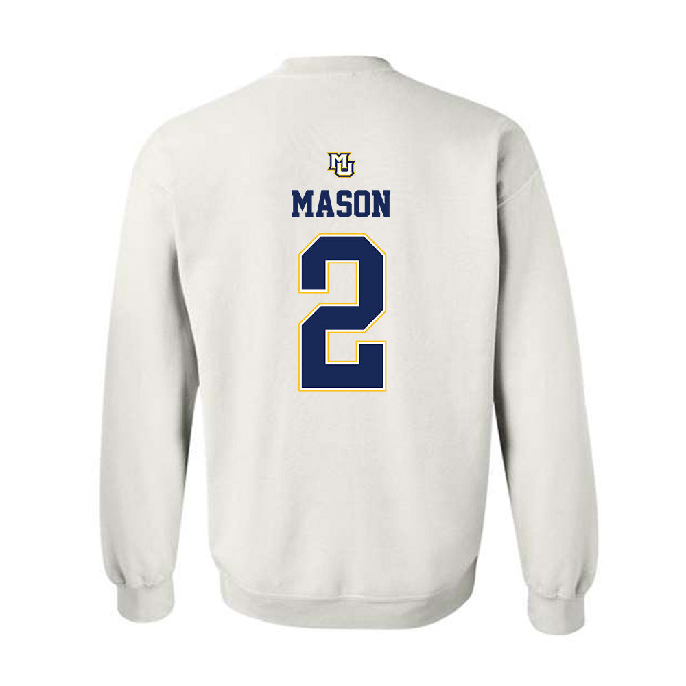 Marquette - NCAA Women's Basketball : Jaidynn Mason - Replica Shersey Crewneck Sweatshirt-1