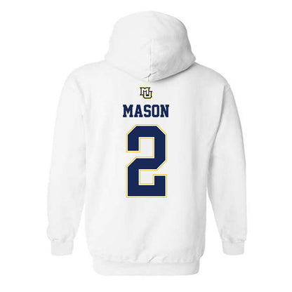 Marquette - NCAA Women's Basketball : Jaidynn Mason - Replica Shersey Hooded Sweatshirt-1