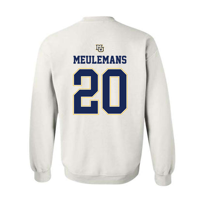 Marquette - NCAA Women's Basketball : Jordan Meulemans - Replica Shersey Crewneck Sweatshirt-1