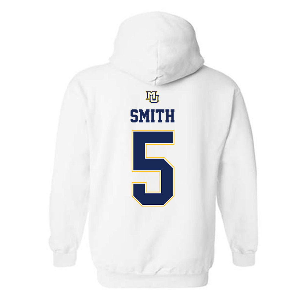 Marquette - NCAA Women's Basketball : Charia Smith - Replica Shersey Hooded Sweatshirt-1