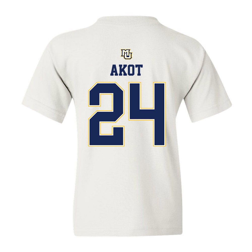 Marquette - NCAA Women's Basketball : Ayuen Akot - Replica Shersey Youth T-Shirt