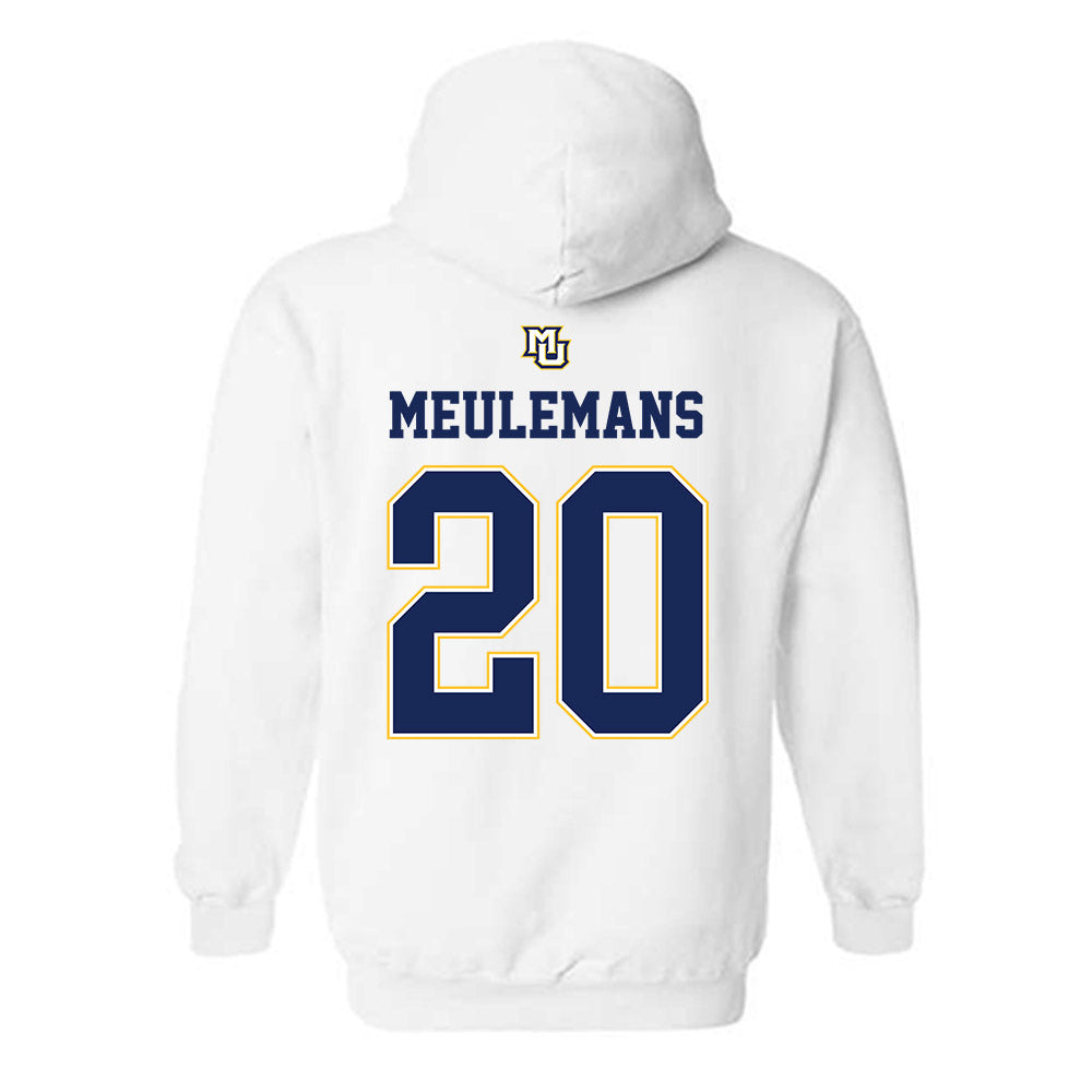 Marquette - NCAA Women's Basketball : Jordan Meulemans - Replica Shersey Hooded Sweatshirt-1