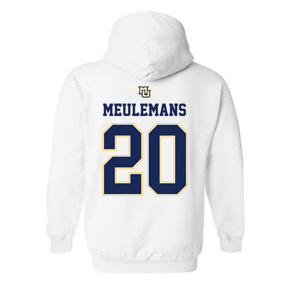 Marquette - NCAA Women's Basketball : Jordan Meulemans - Replica Shersey Hooded Sweatshirt-1