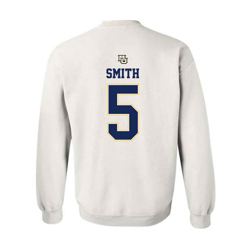 Marquette - NCAA Women's Basketball : Charia Smith - Replica Shersey Crewneck Sweatshirt-1
