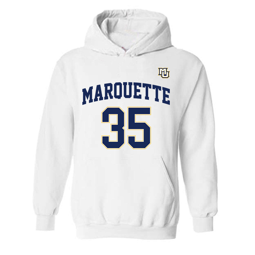 Marquette - NCAA Women's Basketball : Aryelle Stevens - Replica Shersey Hooded Sweatshirt