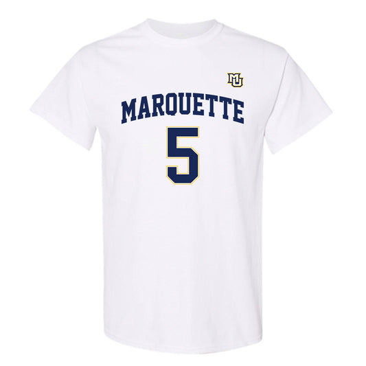Marquette - NCAA Women's Basketball : Charia Smith - Replica Shersey T-Shirt-0