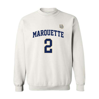 Marquette - NCAA Women's Basketball : Jaidynn Mason - Replica Shersey Crewneck Sweatshirt-0