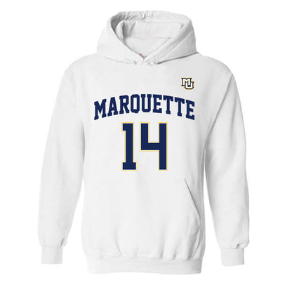 Marquette - NCAA Women's Basketball : Jada Bediako - Replica Shersey Hooded Sweatshirt