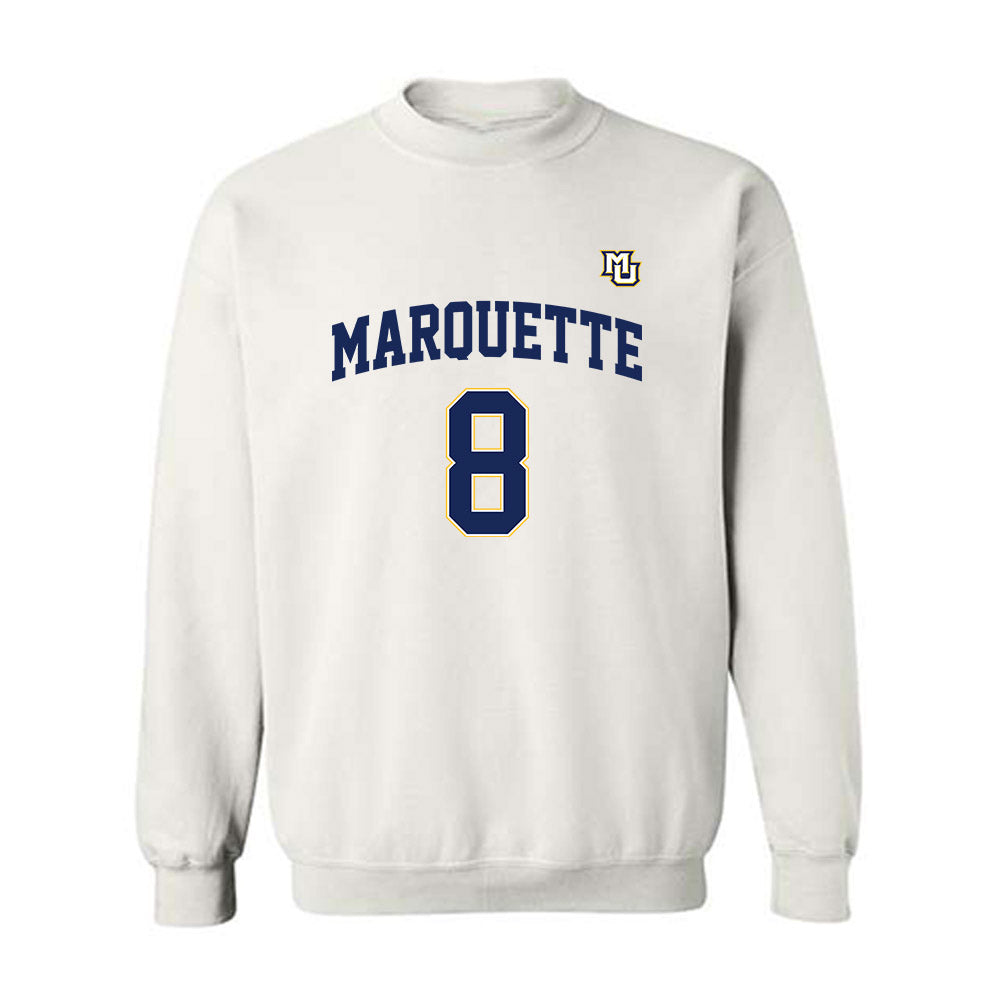 Marquette - NCAA Women's Basketball : JJ Barnes - Replica Shersey Crewneck Sweatshirt-0