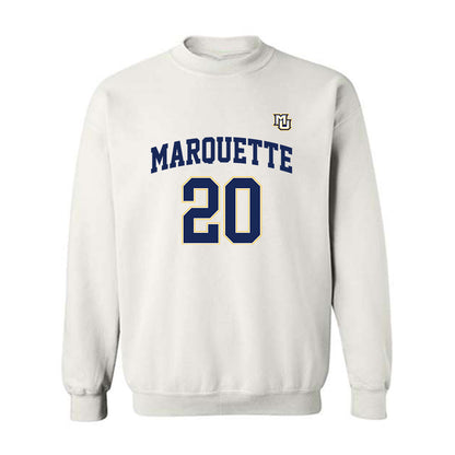 Marquette - NCAA Women's Basketball : Jordan Meulemans - Replica Shersey Crewneck Sweatshirt-0
