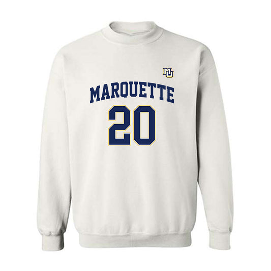 Marquette - NCAA Women's Basketball : Jordan Meulemans - Replica Shersey Crewneck Sweatshirt-0