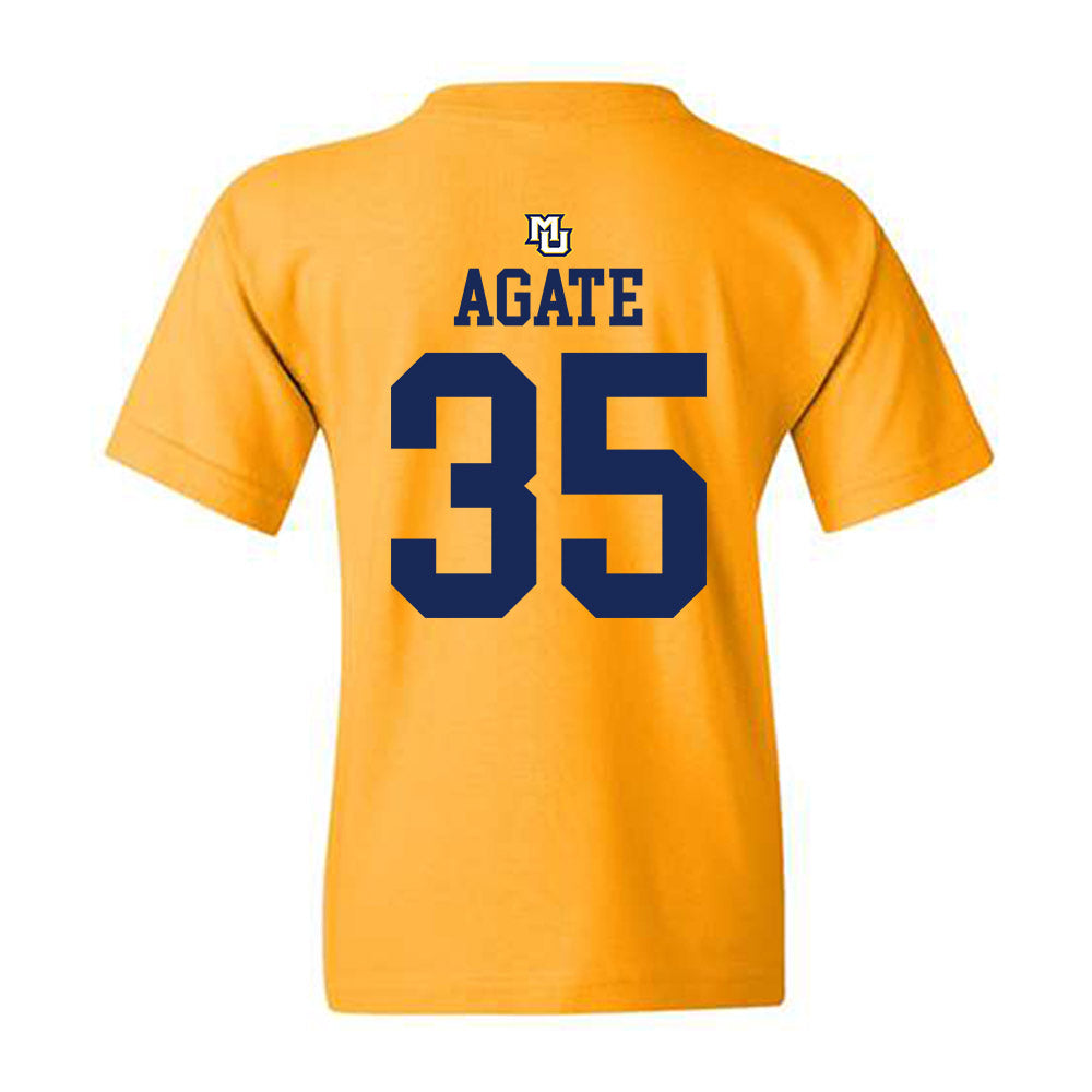 Marquette - NCAA Women's Lacrosse : Eliza Agate - Replica Shersey Youth T-Shirt-1