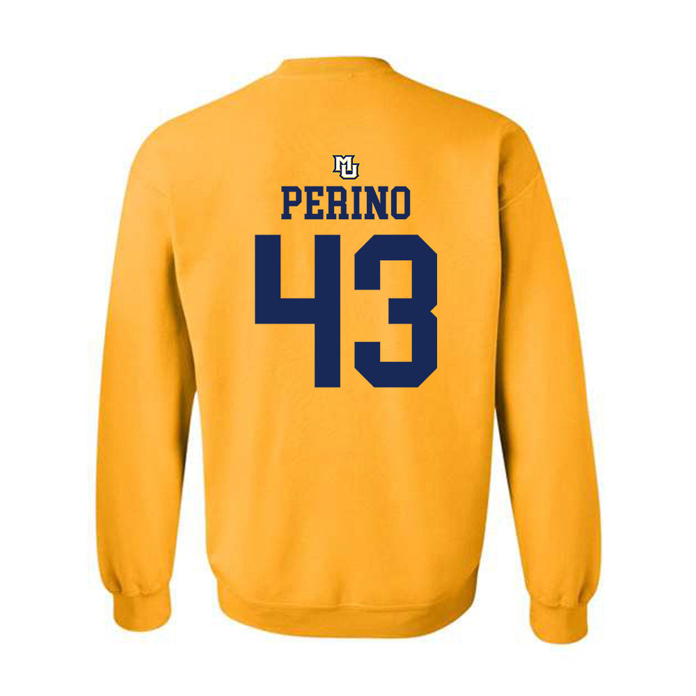 Marquette - NCAA Women's Lacrosse : Gabbi Perino - Replica Shersey Crewneck Sweatshirt-1