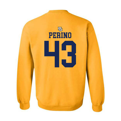 Marquette - NCAA Women's Lacrosse : Gabbi Perino - Replica Shersey Crewneck Sweatshirt-1