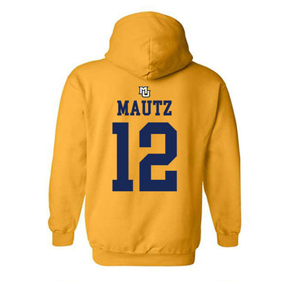 Marquette - NCAA Women's Lacrosse : Ella Mautz - Replica Shersey Hooded Sweatshirt-1