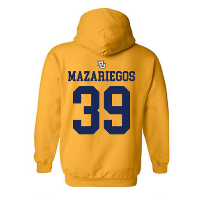 Marquette - NCAA Women's Lacrosse : Sofia Grace Mazariegos - Replica Shersey Hooded Sweatshirt