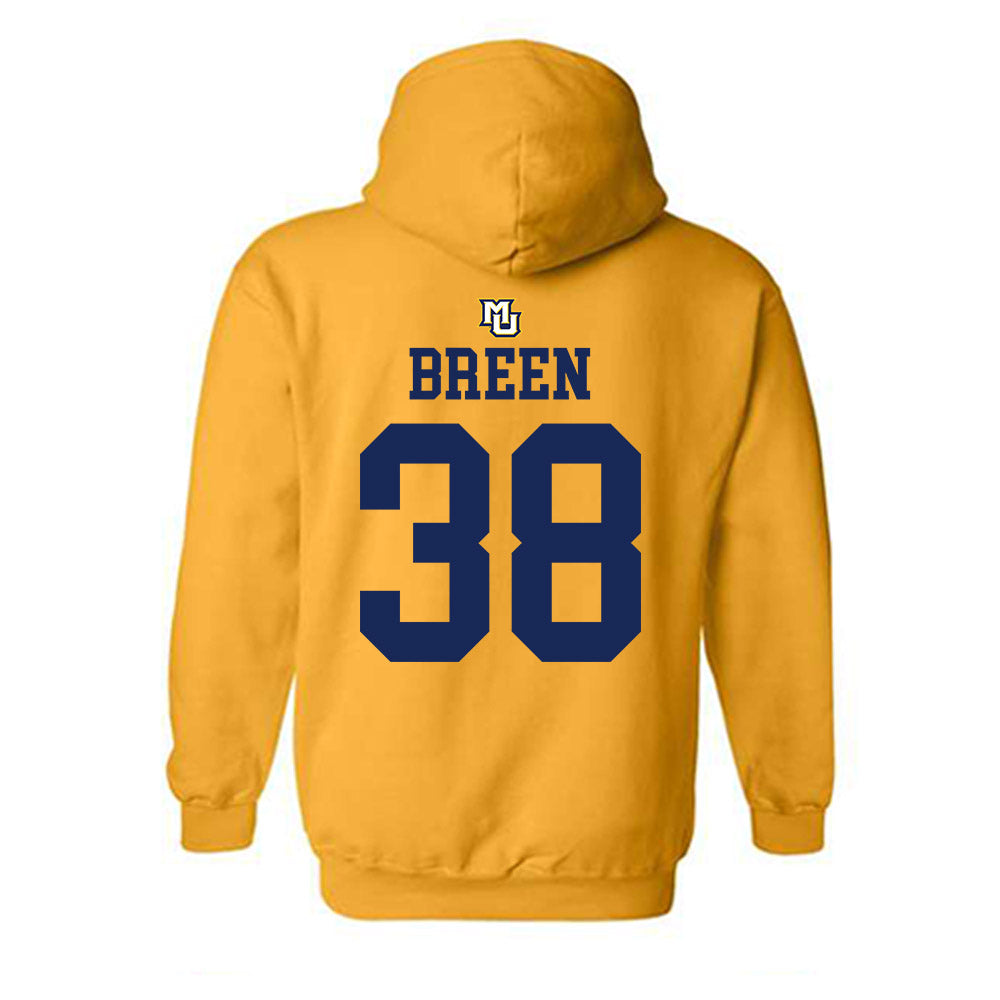 Marquette - NCAA Women's Lacrosse : Finley Breen - Replica Shersey Hooded Sweatshirt-1