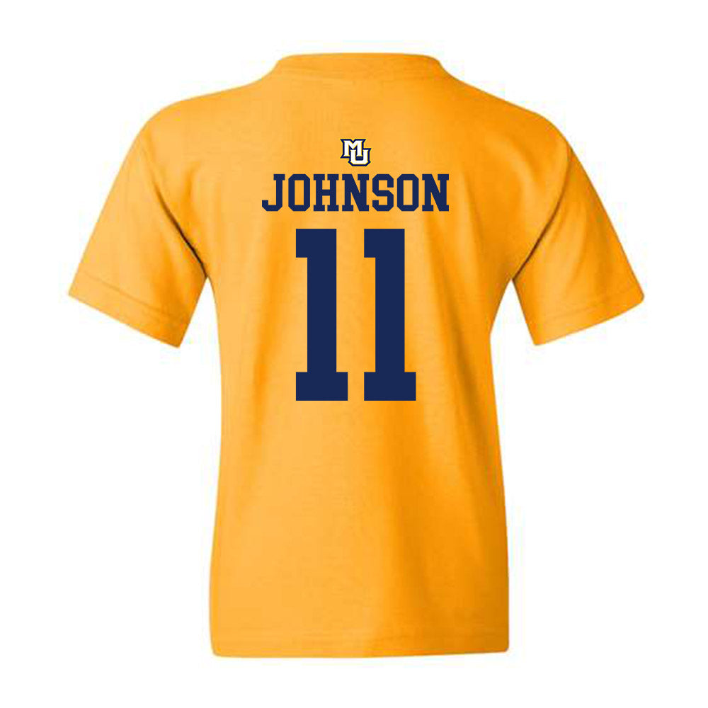 Marquette - NCAA Women's Lacrosse : Laila Johnson - Replica Shersey Youth T-Shirt