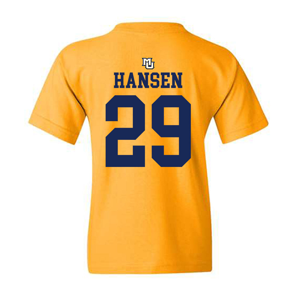 Marquette - NCAA Women's Lacrosse : Megan Hansen - Replica Shersey Youth T-Shirt-1