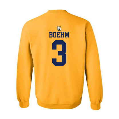 Marquette - NCAA Women's Lacrosse : Tessa Boehm - Replica Shersey Crewneck Sweatshirt-1