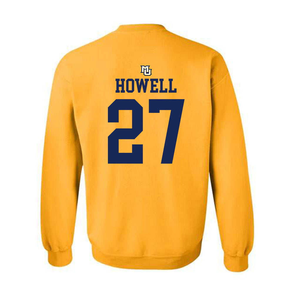 Marquette - NCAA Women's Lacrosse : Jillian Howell - Replica Shersey Crewneck Sweatshirt-1