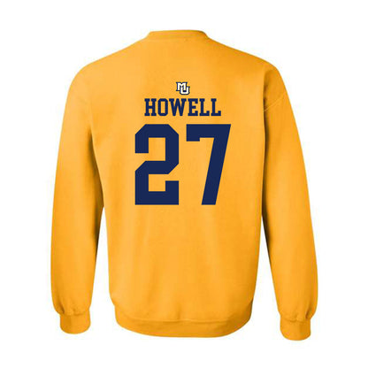 Marquette - NCAA Women's Lacrosse : Jillian Howell - Replica Shersey Crewneck Sweatshirt-1