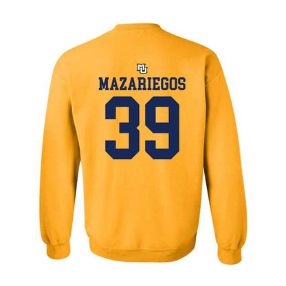 Marquette - NCAA Women's Lacrosse : Sofia Grace Mazariegos - Replica Shersey Crewneck Sweatshirt