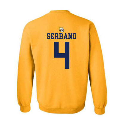 Marquette - NCAA Women's Lacrosse : Dani Serrano - Replica Shersey Crewneck Sweatshirt-1