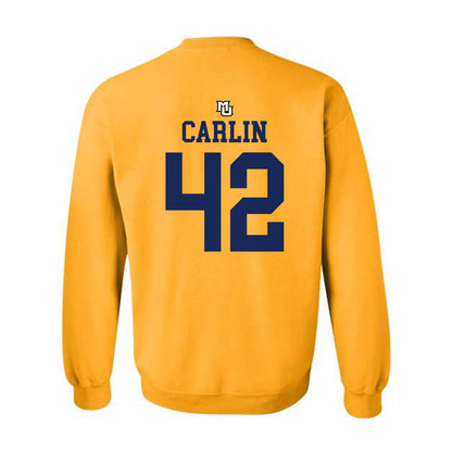 Marquette - NCAA Women's Lacrosse : Annabel Carlin - Replica Shersey Crewneck Sweatshirt-1