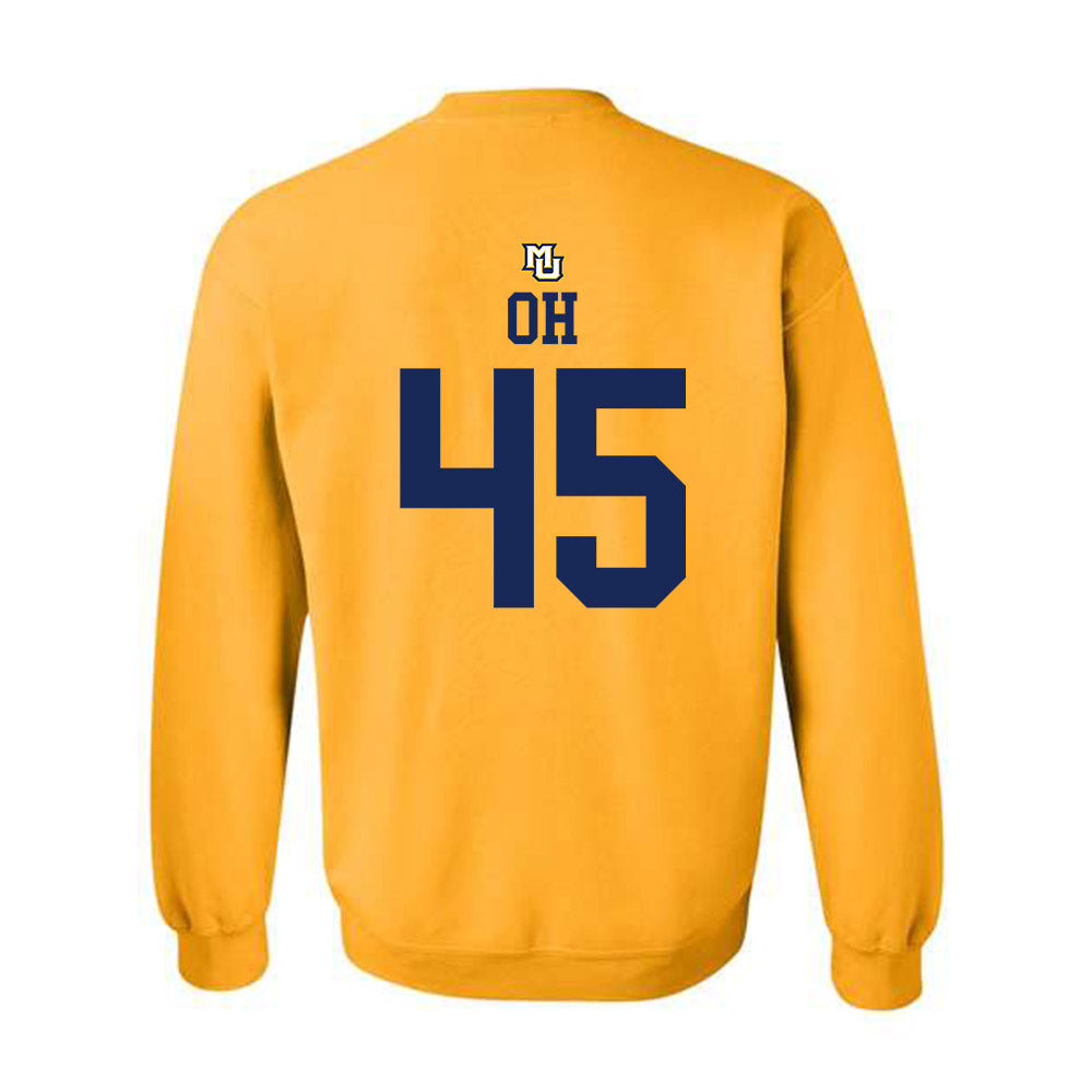Marquette - NCAA Women's Lacrosse : Mia Oh - Replica Shersey Crewneck Sweatshirt-1