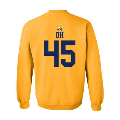Marquette - NCAA Women's Lacrosse : Mia Oh - Replica Shersey Crewneck Sweatshirt-1