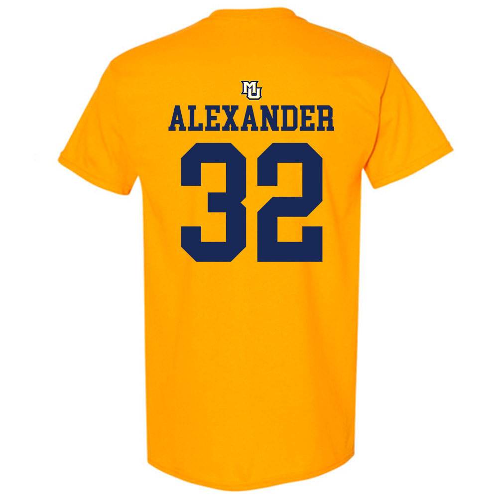 Marquette - NCAA Women's Lacrosse : Taylor Alexander - Replica Shersey T-Shirt