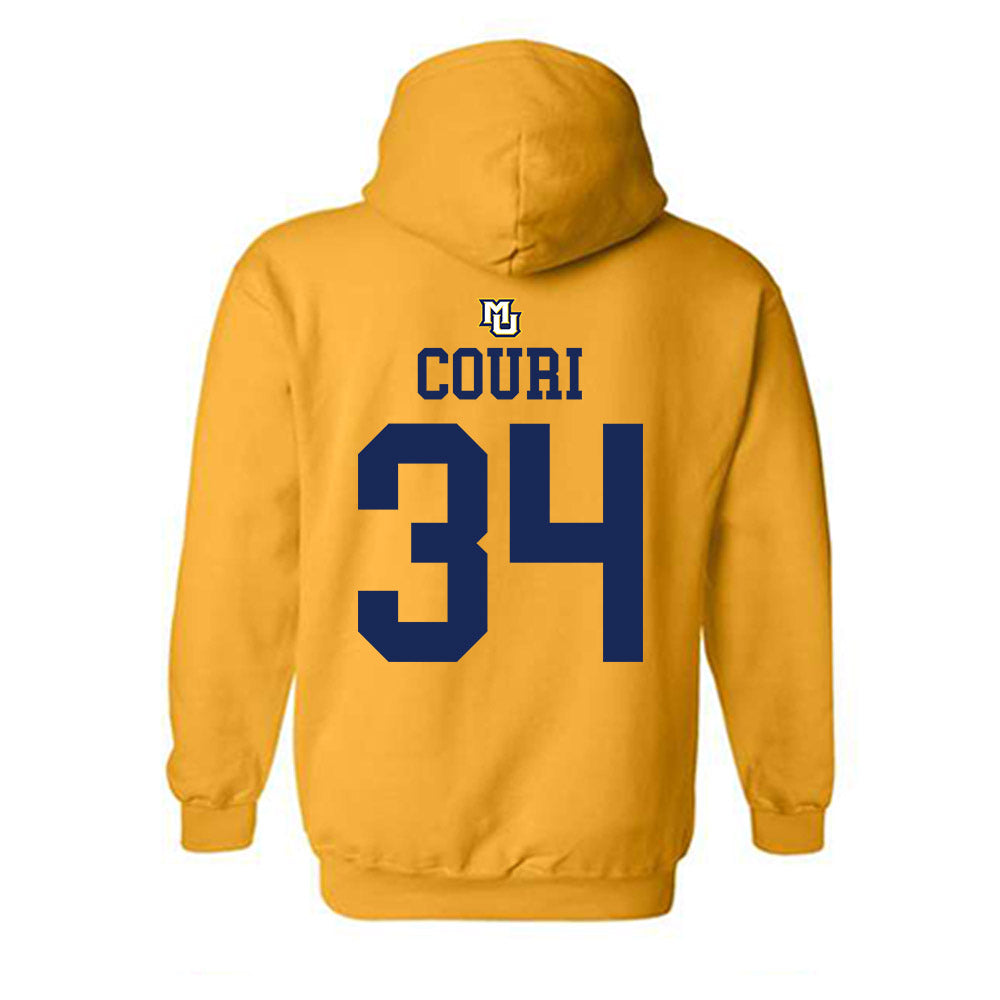 Marquette - NCAA Women's Lacrosse : Emily Couri - Replica Shersey Hooded Sweatshirt-1