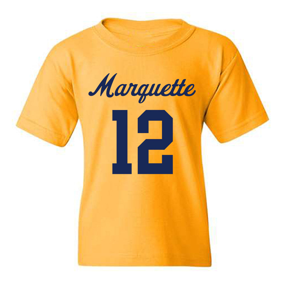 Marquette - NCAA Women's Lacrosse : Ella Mautz - Replica Shersey Youth T-Shirt-0