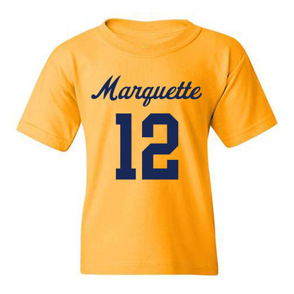 Marquette - NCAA Women's Lacrosse : Ella Mautz - Replica Shersey Youth T-Shirt-0