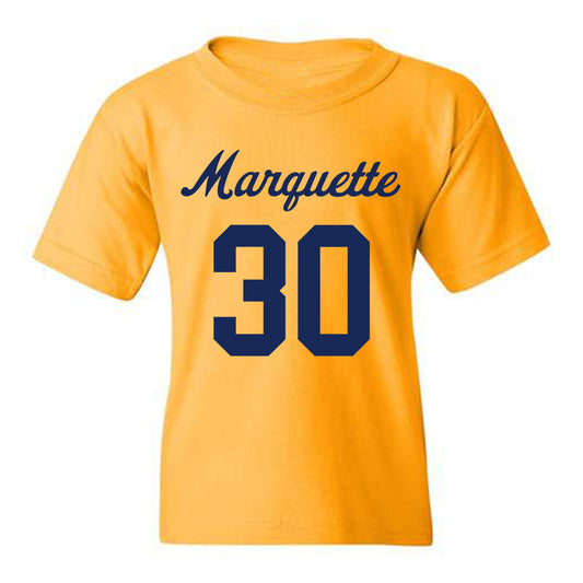 Marquette - NCAA Women's Lacrosse : Abigail Brackett - Replica Shersey Youth T-Shirt