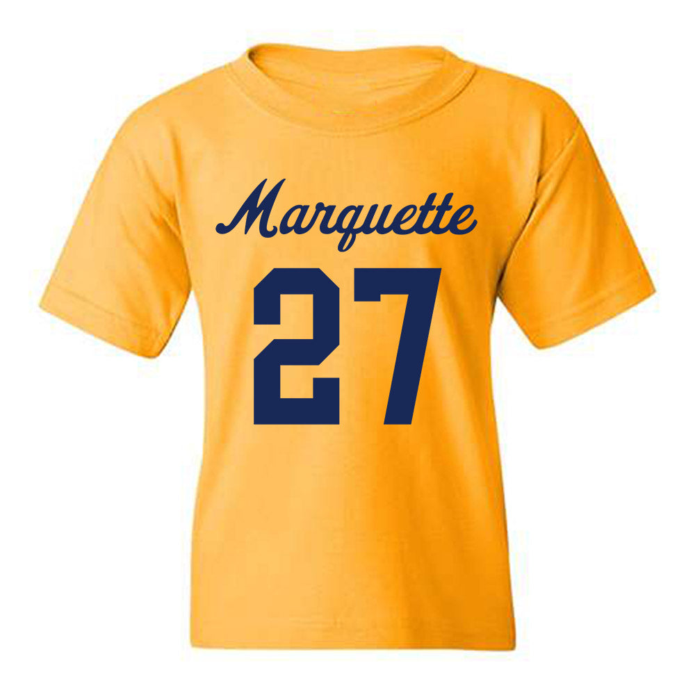 Marquette - NCAA Women's Lacrosse : Jillian Howell - Replica Shersey Youth T-Shirt-0