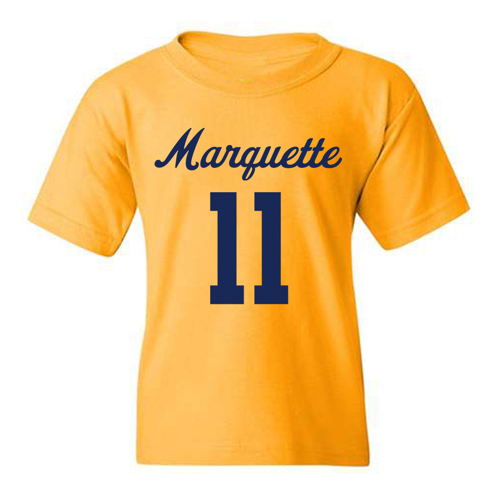 Marquette - NCAA Women's Lacrosse : Laila Johnson - Replica Shersey Youth T-Shirt