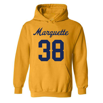 Marquette - NCAA Women's Lacrosse : Finley Breen - Replica Shersey Hooded Sweatshirt-0